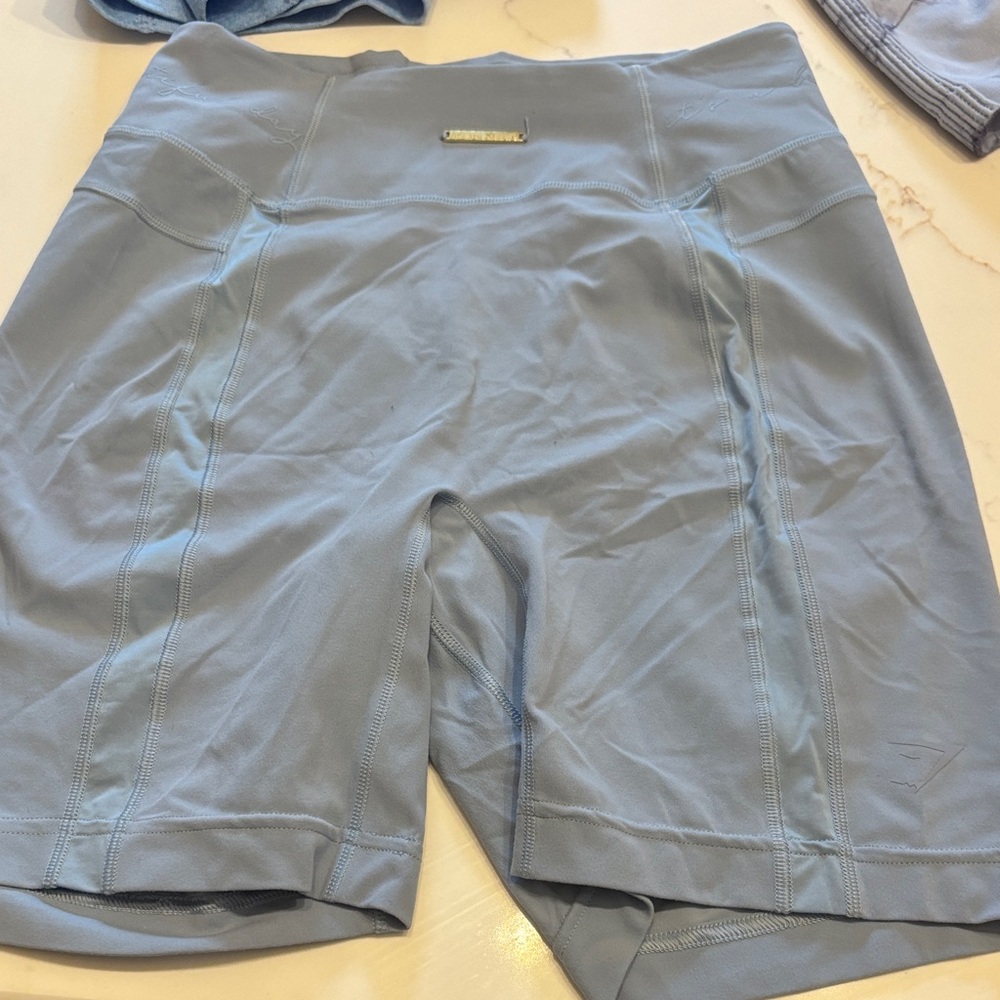 Gymshark Sky Blue Women's Bike Shorts